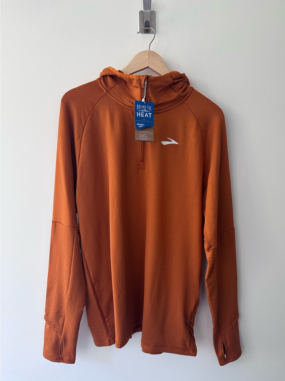 NWT | Brooks | XL | Autumn Notch Thermal Hoodie 2.0